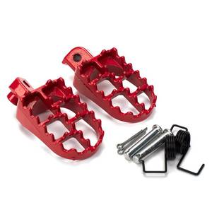 lot 9831 image: XINGWU Dirt Bike Footrest,Aluminium Footpegs Pedals,for XR50R PW50 CRF70 TW200 KLX110 CRF50 50cc 70cc 90cc 110cc 125cc TaoTao Motorcycle Part