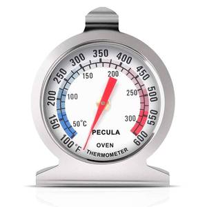 lot 9852 image: Stainless Steel Oven Thermometer 50-300°C100-600°F, Analog Instant Read, Battery-Free Kitchen Cooking Thermometer, Hook &amp Stand Design Food Thermometer for Oven, Grill, Smoker, Fryer
