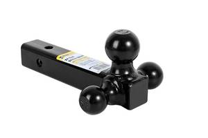 lot 2120 image: MaxxHaul 70270 Trailer Hitch Hollow Shaft Triple Ball Mount - Black