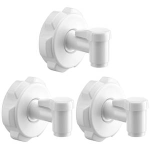 lot 2121 image: Grinsvalley 3 Pack Water Jug Spigot Replacement Faucet Assembly for 70mm Water Jug with Spigot Plastic Faucet for Drums Jugs Durable Beverage Jugs Spigots for Camping Tailgating Parties Emergencies