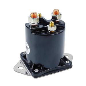 lot 2123 image: 36V Electric Golf Cart Solenoid 4 Terminal Starter Solenoid  Fit for 1976-1998 Club Car DS  Replacement Part Number 8016