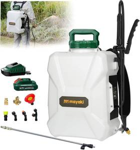 lot 131406 image: 3Gallon Lawn Garden Sprayer Compatible with Makita 18V Battery, Backpack Pump Sprayer w 2.0Ah Battery, Translucent Water Tank, Adjustable Pressure, for Spraying Plants, Watering, Weeds, Cleaning