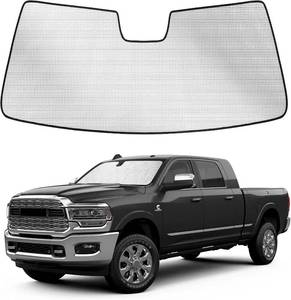 lot 131409 image: Windshield Sun Shade for Dodge Ram 25003500 2019-2026  Customed Window Sunshade, Full Coverage, Car Accessories Sun Visor Protector, Blocks 99% UV Rays