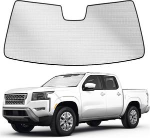 lot 131411 image: Windshield Sun Shade for Nissan Frontier 2022-2026  Customed Window Sunshade, Full Coverage, Car Accessories Sun Visor Protector, Blocks 99% UV Rays
