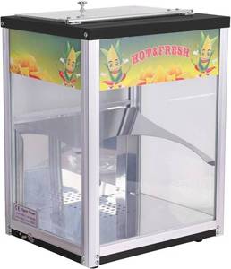 lot 131433 image: Retails for $189 Commercial Chip Warmer Machine Restaurant Chip Display Cabinet, Stainless Steel Frames, Keep Chips Warm and Fresh for Hours