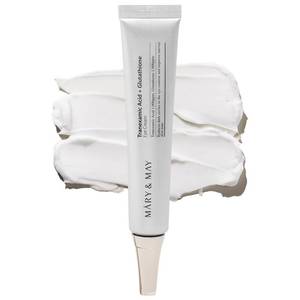 lot 131456 image: Mary&May Tranexamic Acid  Glutathione Under Eye Cream (1,000ppm Each) 30g  Korean eye cream for dark circles & uneven tone   2-in-1 eye  face with niacinamide & vitamin C, milia-safe, 1.06 oz