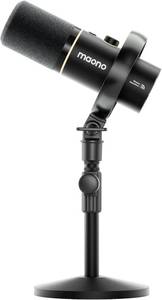 lot 231553 image: Retails for $110 MAONO PD200W Hybrid Wireless Podcast Microphone for PC, Dynamic XLR USB Mic with Desktop Stand, Software, Noise Cancellation, for Vocal Recording, Streaming, Content Creation, Home Studio, Voiceover