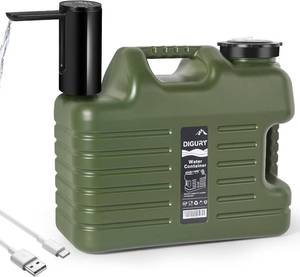 lot 231577 image: 5 Gallon Water Jug with Electric Water Dispenser 2000mAh Automatic Type-C Rechargeable Water Pump BPA Free Camping Water Container Tank No Leakage