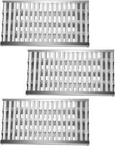 lot 331252 image: Retails for $129 Grill Replacement Parts, Stainless Steel Heat Plate Shield Deflector, DCS Radiant Tray Ceramic Rod Complete Burner Cover for Select BGB48-BQAR BGA48-BQRN DCS36E-BQARN BG27-BQL BGB36-BQAR DCS48DS-BQRN
