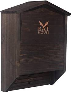 lot 331280 image: The Ultimate Wooden Bat House for Outdoors - A Large Double Chamber Box Perfectly Designed to Attract Bats - Durable and Easy to Hang