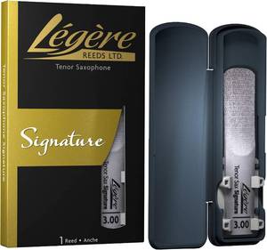 lot 331304 image: L g re Reeds - Tenor Saxophone Reed, Signature, Strength 3.00 (TSG3.00) - Premium Synthetic Woodwind Reed