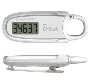 lot 331306 image: Pedometer for Walking with Removable Clip and Carabiner Simple Step Counter for Walking Accurate Clip On Step Tracker for Men Women Kids