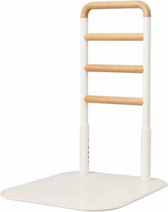 lot 431397 image: Retails for $116 Chair & Couch Stand Assist Bar, Heavy Duty 400LB Load Stand Assist Aid for Elderly, 4-Level Adjustable with Photoluminescent Reflective Strip, Natural Wood Non-Slip Sofa Safety Rail
