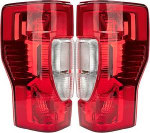 lot 431405 image: Retails for $120 Tail Light Assembly Compatible With 2020-2022 Ford F250F350F450 Super Duty Driver and Passenger Side Rear Taillight Tail Lamp Halogen Brake Lamp(wo Blind Spot) (non- LED)