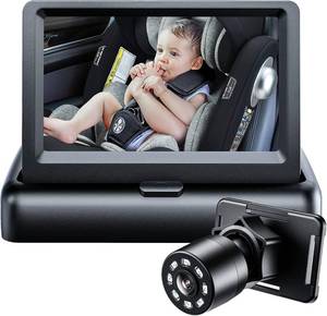 lot 431422 image: Itomoro Baby Car Camera, View Infant in Rear Facing Seat with Wide Crystal Clear View,360  Rotation Plug and Play Easy Install car camera for baby 1080p