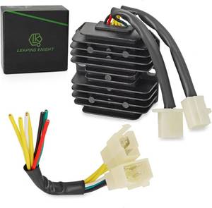 lot 431436 image: LK DC GY6 Voltage Regulator Rectifier for GY6 125cc 150cc 180cc 200cc 11 Poles DC Magneto Stator Scooter Moped ATV Go Kart,7 Wires Regulator Rectifier with Plug