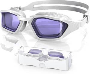 lot 431443 image: Greatever Sleek Swim Goggles Unisex-Adult, UV400 Protection Swimming Goggles, HD Wide View Goggles, Anti Fog No Leakage