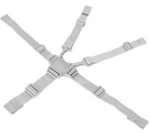 lot 110397 image: Retails for $500 Universal High Chair Straps, Easy to Use Safety and Comfort Material 5 Point Baby Safety Strap Belt Sturdy Lightweight for Stroller for Pushchair(Gray Button 5-Point Strap) 100 CT8