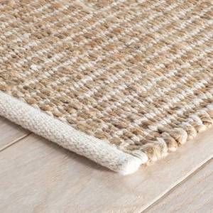 lot 251615 image: Retails for $179 S & L Homes Jute Pulse Handwoven Natural Area Rug for Living Room Bedroom Kitchen Hallway Entryway- Rustic Vintage Farmhouse Decor - (6 x 9 Natural Ivory)