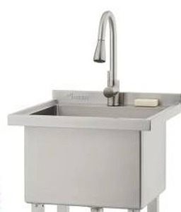 lot 16264 image: Trinity Stainless Steel Utility Sink