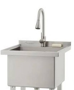 lot 16265 image: Trinity Stainless Steel Utility Sink