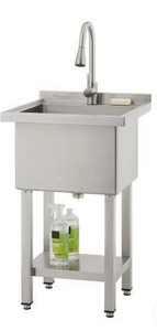 lot 16270 image: Trinity Stainless Steel Utility Sink
