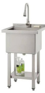lot 16273 image: Trinity Stainless Steel Utility Sink
