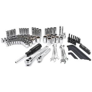 lot 61774 image: Craftsman 118 pc. Mechanics Tool SAE Metric Set Alloy Steel Rust Dent Resistant Case 34118