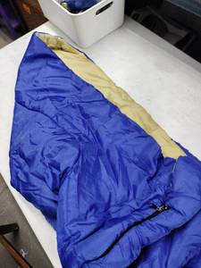 lot 61815 image: Green and Blue Camping Sleeping Bag