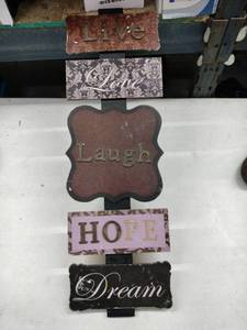 lot 61883 image: Live Love Laugh Wall Decor
