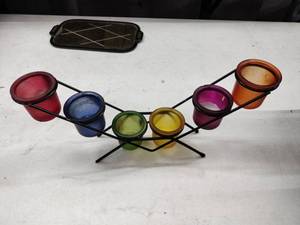 lot 61888 image: 6 Candle Tea Light Holder
