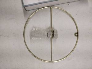 lot 61891 image: Room 2 Room metal and glass wall planter