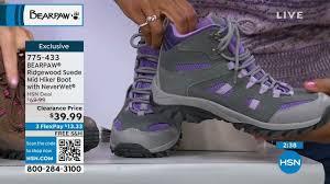 lot 61841 image: Bearpaw Ridgewood Suede Mid Hiker Boots - 8