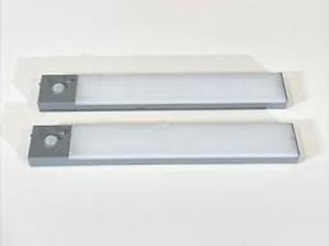 lot 61782 image: BrightLiving Motion Sensor LED Cabinet Light - 2 Pack