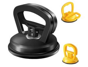 lot 38069 image: Car Dent Puller, 2-Pack Car Handheld Puller,Upgraded Model Car Dent Puller Kit,Strong Car Dent Remover.Repair kit for car Bodies, Glass,Ceiling and Moving Objects(BlackYellow). - Retail $18