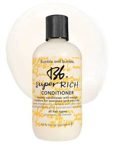 lot 38089 image: Bumble and bumble. Super Rich Hair Conditioner For Every Day  Detangles  Adds Moisture and Shine  For All Dry Curly, Wavy, Straight Hair Types  With Glycerin  Avocado Oil - Retail $36