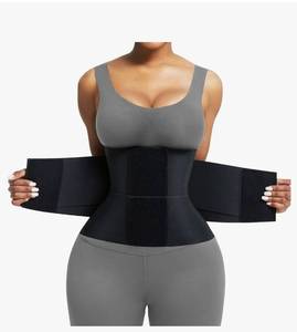 lot 38179 image: Waist Trainer Belt Waist Cincher Trimmer Ab Belt Tummy Control Body Shaper with Triple Wrap Women and Men - Retail $27