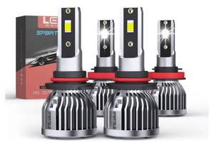 lot 38194 image: Fit For Ford F-150 (2015-2020) 9005 H11 HighLow Beam LED Headlight Bulbs, Super Bright Cool White, Plug and Play, Pack of 4 - Retail $60