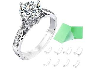 lot 38208 image: Invisible Ring Size Adjuster for Loose Rings Ring Adjuster Fit Any Rings, Assorted Sizes of Ring Sizer - Retail $7