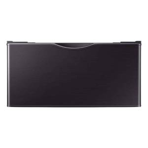 lot 7 image: Samsung - WasherDryer Laundry Pedestal with Storage Drawer - Brushed Black - Retail $289
