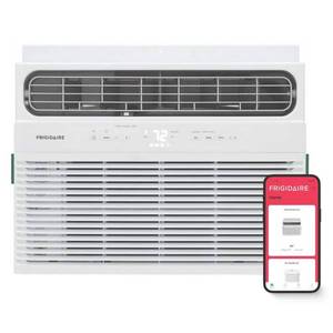 lot 12 image: Frigidaire 12 000 BTU Window Room Air Conditioner with Wi-Fi up to 550 sq ft  White - Retail $593