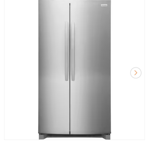 lot 16 image: Frigidaire Side-by-Side Refrigerator FRSN2610AF0 - Retail $1,299