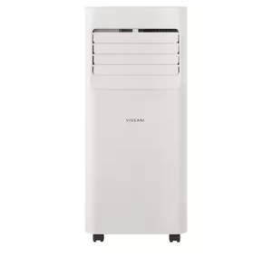 lot 19 image: 5,000 BTU 115-Volt 3-in-1 Portable Air Conditioner Unit Cools 150 sq. ft. with Dehumidifier and Remote in White - Retail $289