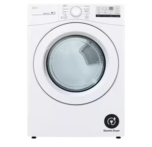 lot 22 image: LG Sensor Dry Electric Dryer 27 inch White - Retail $749