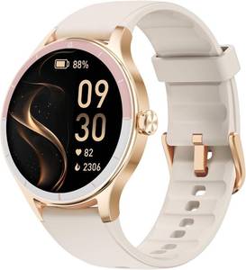 lot 1761 image: TOOBUR Smart Watch for Women, 40mm AndroidiOS, Calls, Fitness Tracker, IP68