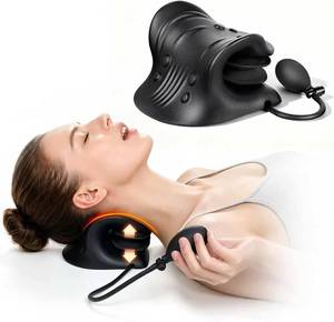 lot 1763 image: Neck Stretcher with Adjustable Height, Inflatable Neck &amp Shoulder Relaxer