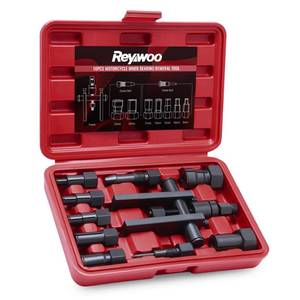 lot 1621 image: Reywoo Motorcycle Wheel Bearing Puller Set, 8-25mm Motorcycle Wheel Inner Bearing Removal Tool Set, 10 Piece Blind Hole Bearing Puller Tool Kit for Removing Motorcycle Bearings