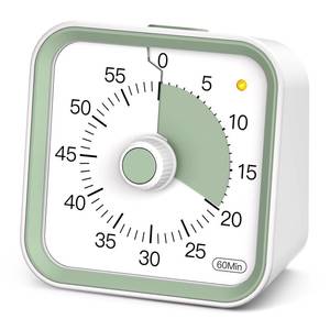 lot 1634 image: InfPokid Visual Timer for Kids with Pause Function, 60 Minute Countdown Timer for Kids Desk Study, Teaching, Kitchen Cooking