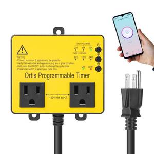 lot 1664 image: WiFi Above Ground Pool Timer Switch, Ortis Smart Pool Timer with Smart Life App Control, Realize Switch and Timing on Your Phone, for Swimming Pools, Filters, Pumps, and Landscape Lights