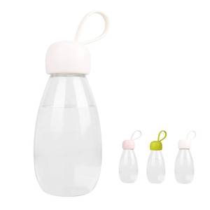 lot 1670 image: emoi BPA Free Water Bottle, 12oz360ml Cute Water Bottle with Carrying Strap, Ideal for Kids Boys Girls Students Women Healthy Hydration-White